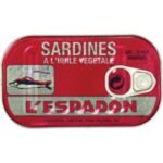 Lespadon Sardines In Vegetable Oil 125g
