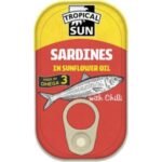 Tropical Sun Sardines In Sunflower 125g