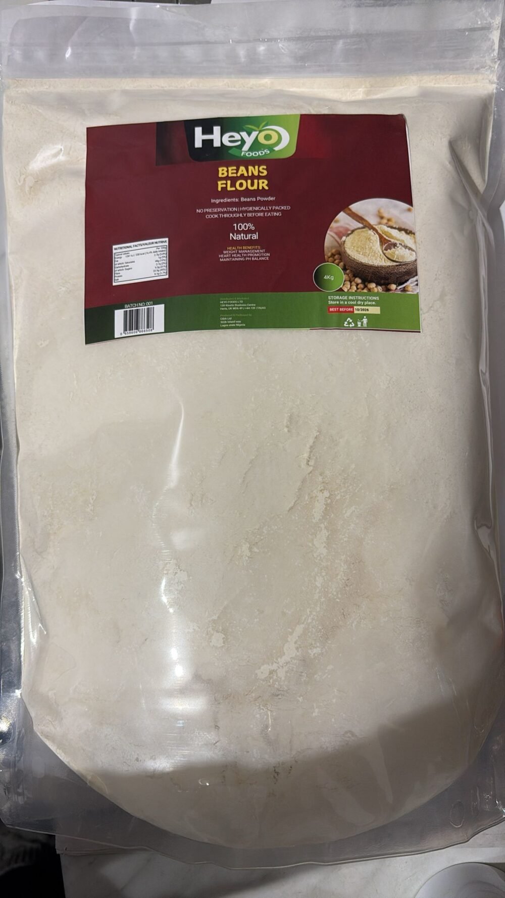 Beans flour 4kg