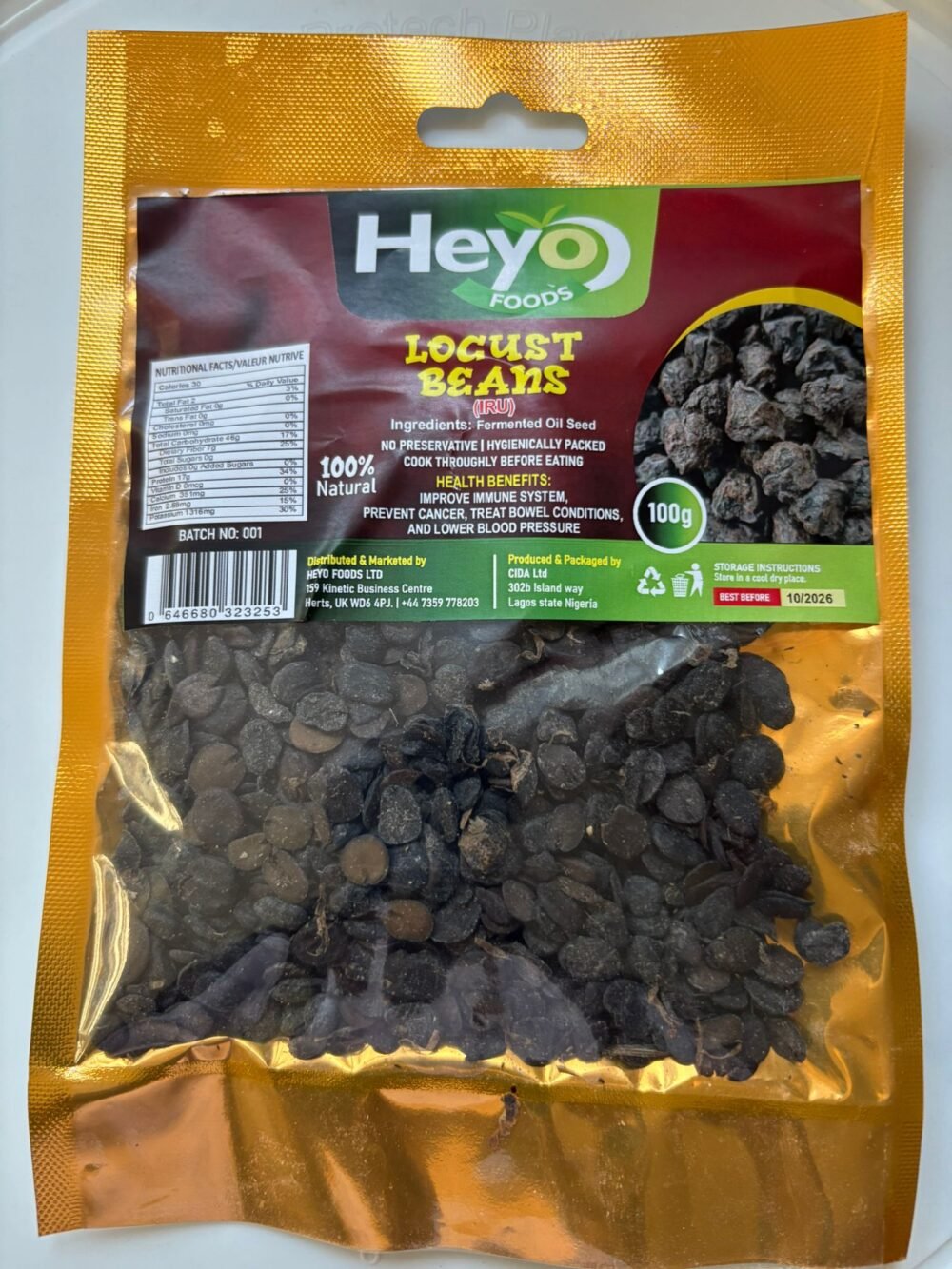 Dried Locust Beans (Iru)